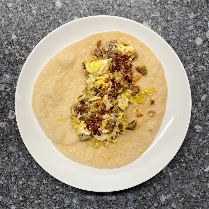 Fast Breakfast Tacos